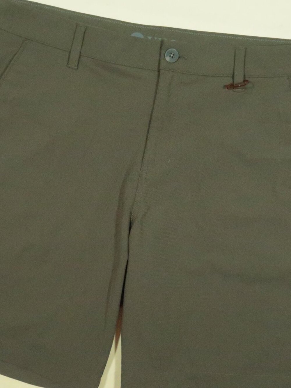 Vuori Meta Shorts Mens 34 Olive Green Performance Chino Flat Front New